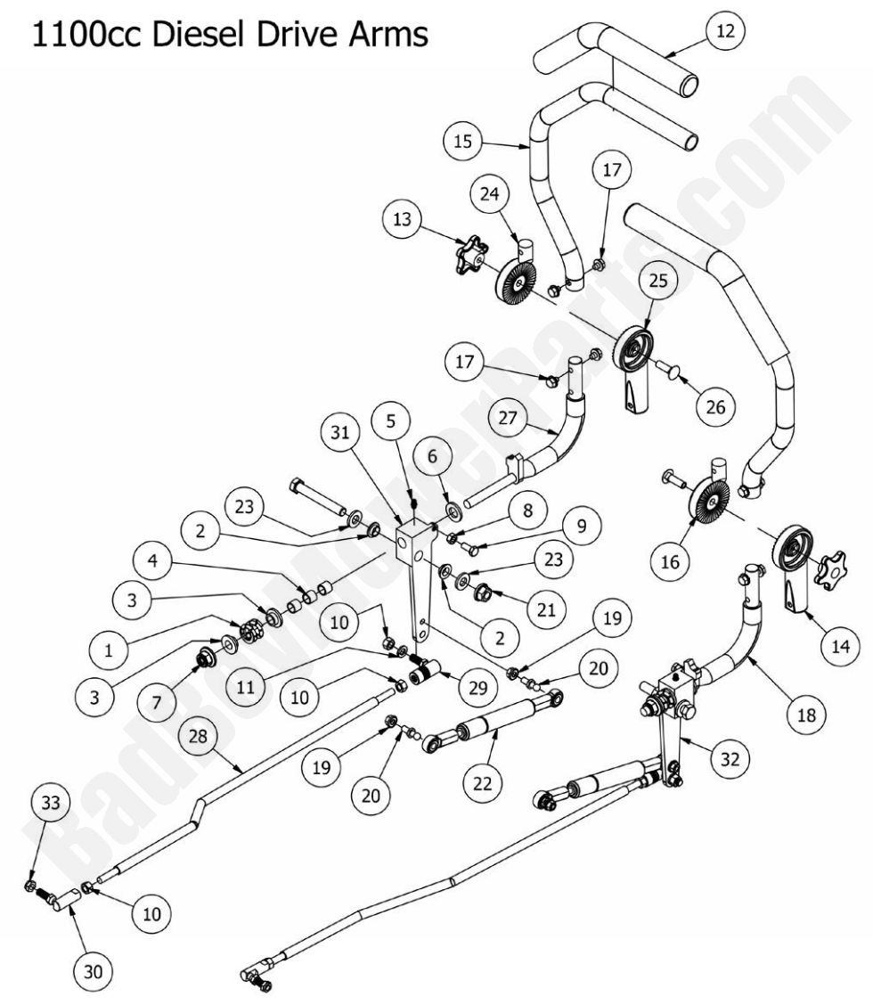 2015 Compact Diesel - Drive Arms